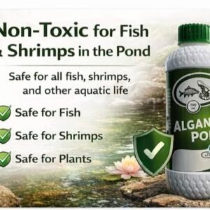 Bio Pro ALGANIL Pond 500ml is an Effective Nano Technology Based Algae Remover for Aquacultur Ponds and koi Ponds.
